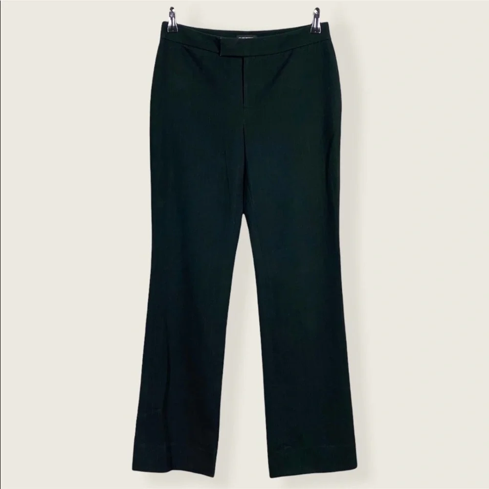 Club Monaco Nordstrom black wide leg cotton jeans Cinch belt back NEW S 10 C